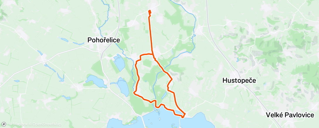 Map of the activity, Afternoon Ride