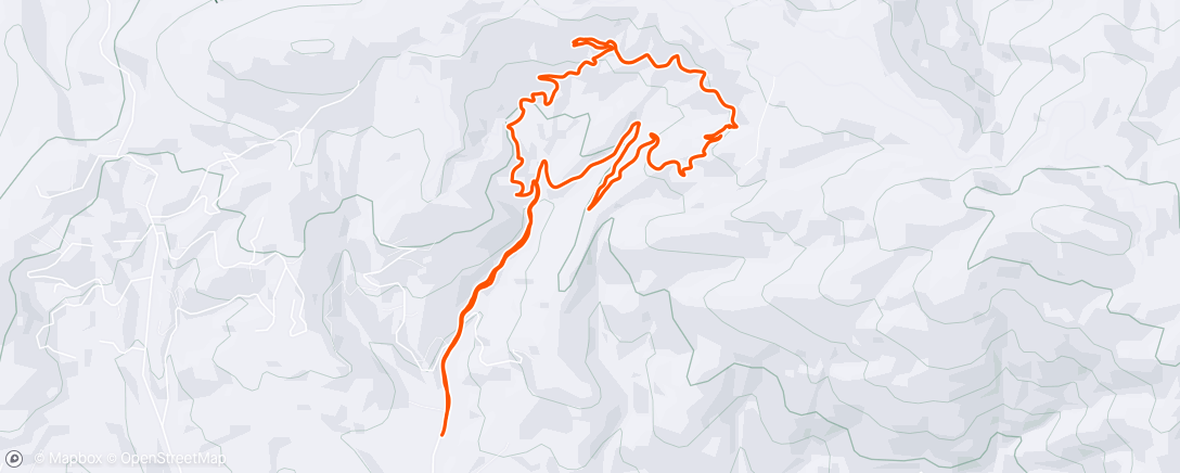 Mapa da atividade, Headwaters hike