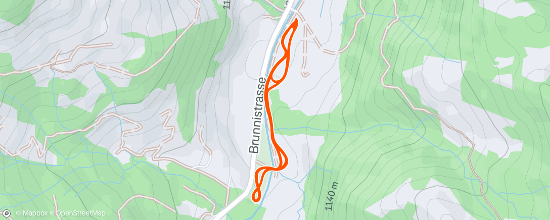 Map of the activity, Morning Nordic Ski