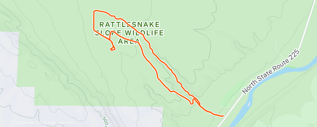 Map of the activity, Xmas Eve with Oleg