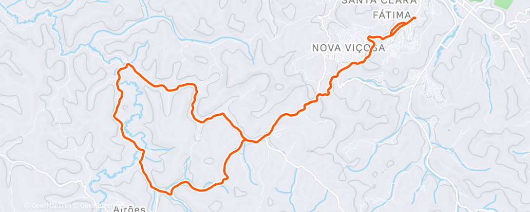 Map of the activity, Primeiro Viçosa Bike Fest 🚴🏻‍♀️
