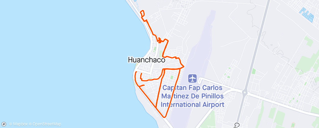 活动地图，Vuelta ciclística por la tarde