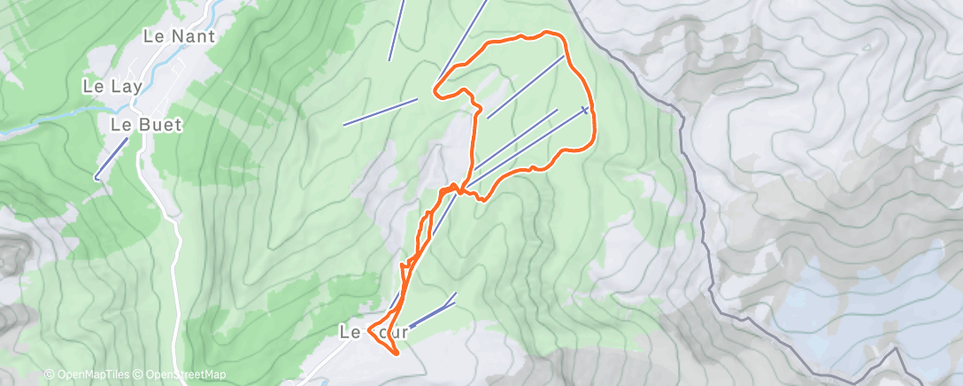 Map of the activity, one billion jillion trillion degrees 🏝️