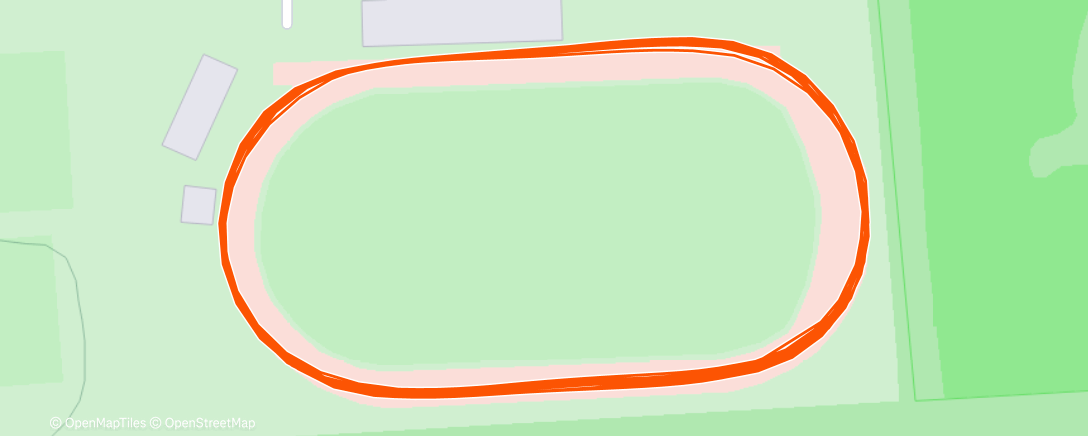 Map of the activity, Signing off Christmas Holidays with lane 4 Tempo