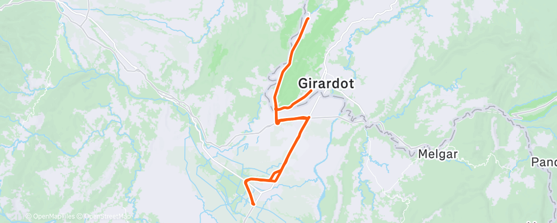 Map of the activity, Espinal