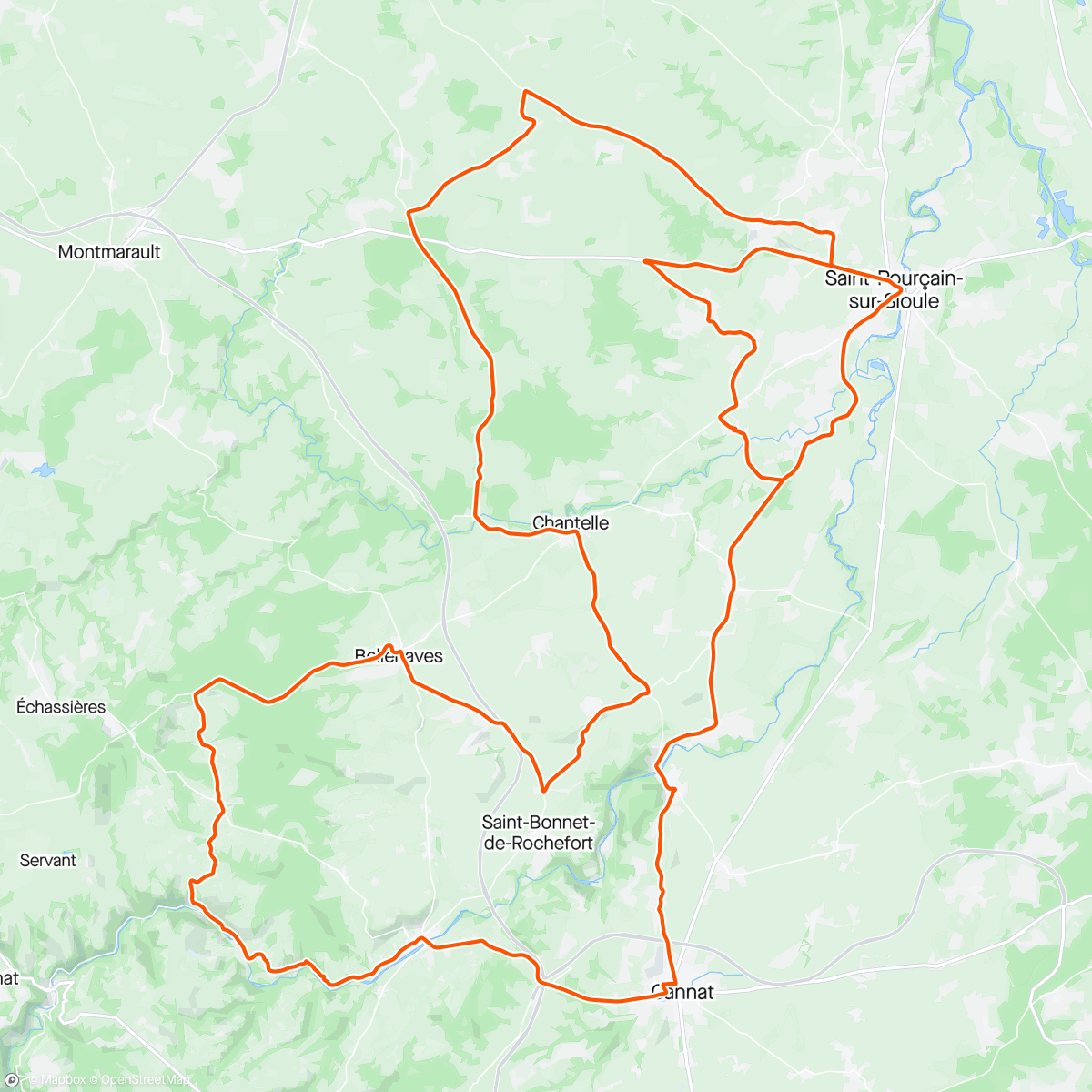 Map of the activity, Dauphinée 1 🌧️☔️