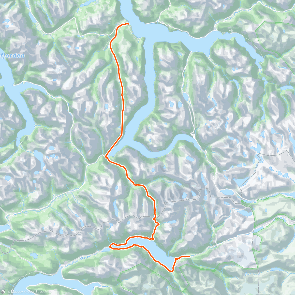 Map of the activity, #12 Stranda - Hjelle