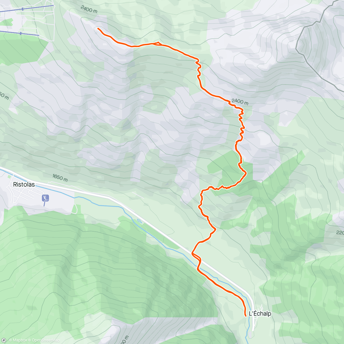 Mapa de la actividad (Marche : Les crêtes du Gilly 🇫🇷)