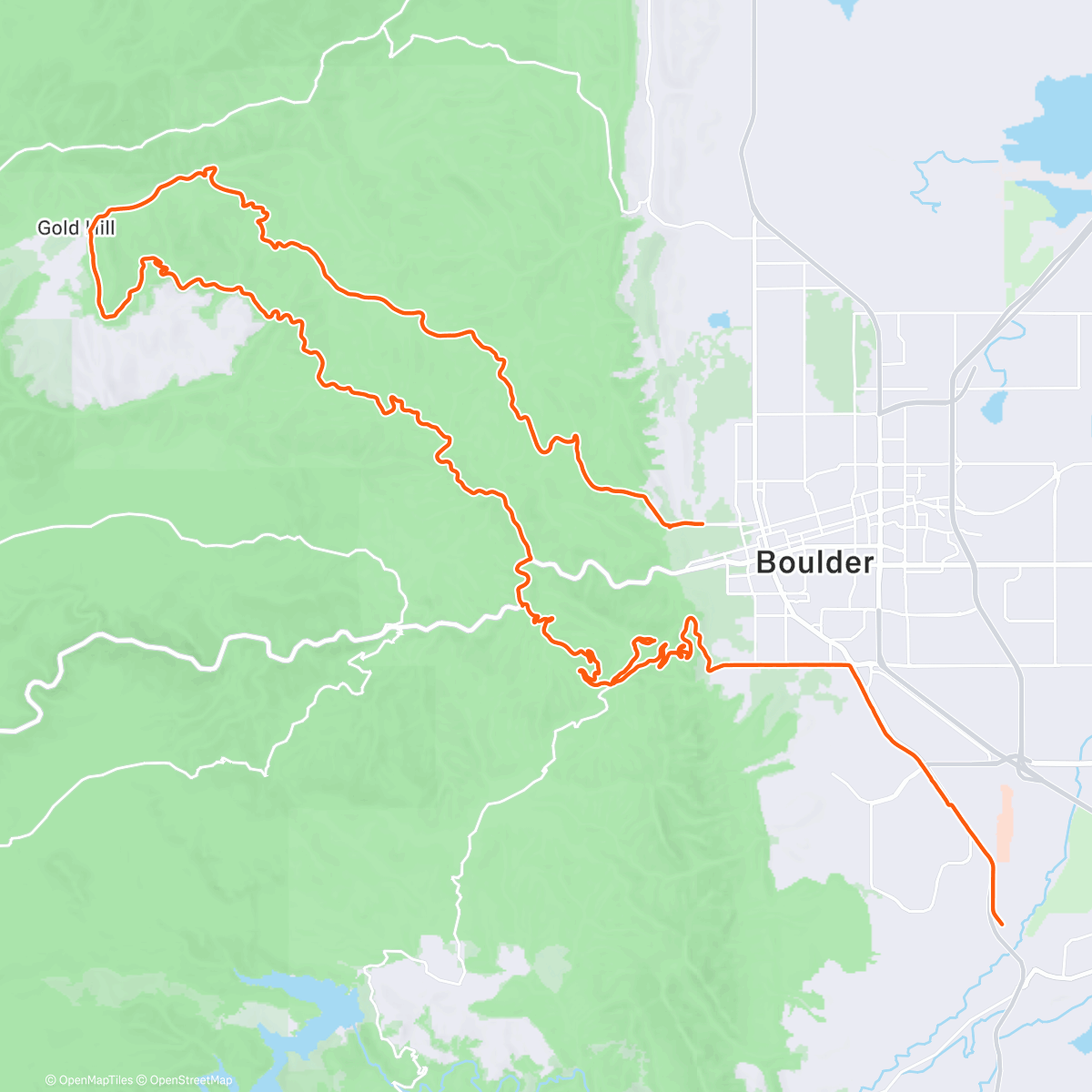 Map of the activity, Sunshine-ChapFlag