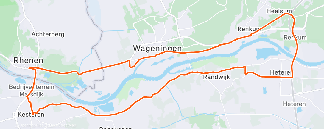 Map of the activity, Namiddagrit