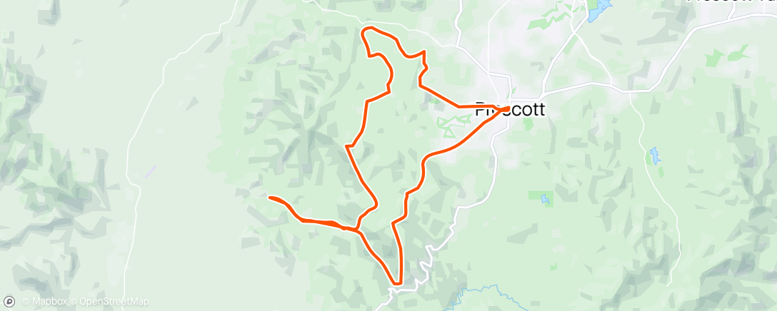 Map of the activity, Whiskey Offroad 50 Proof