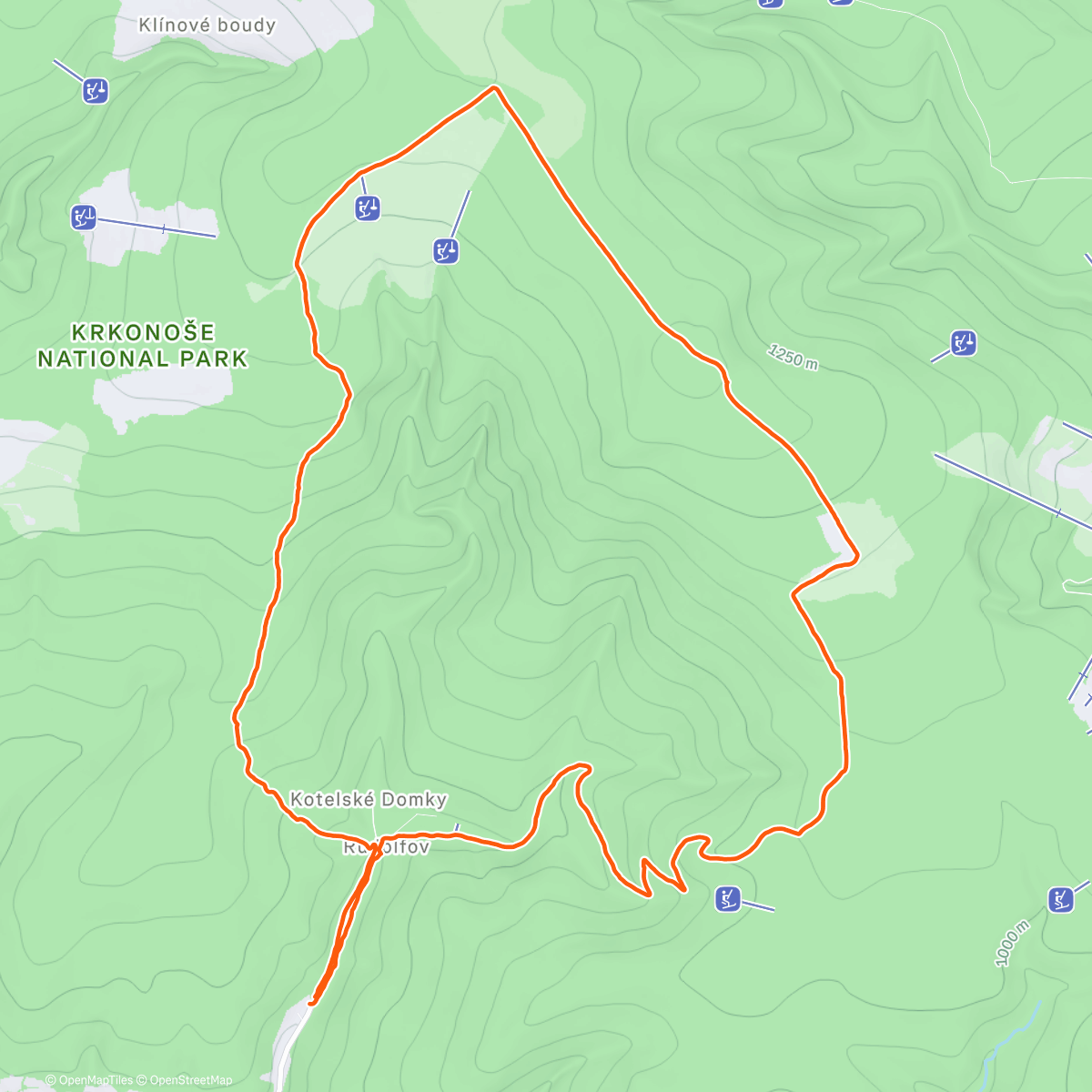 Карта физической активности (Tůra na Rozcestí)