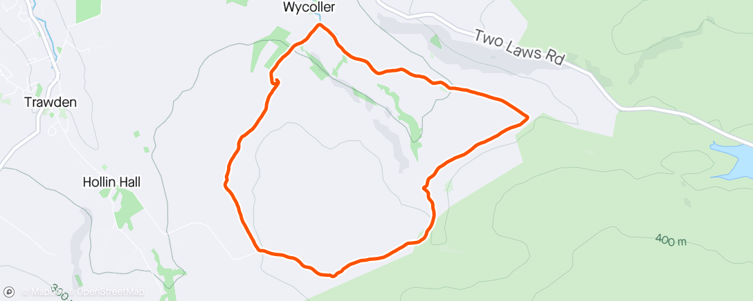 Map of the activity, Turnhole clough and beaver farm with pip