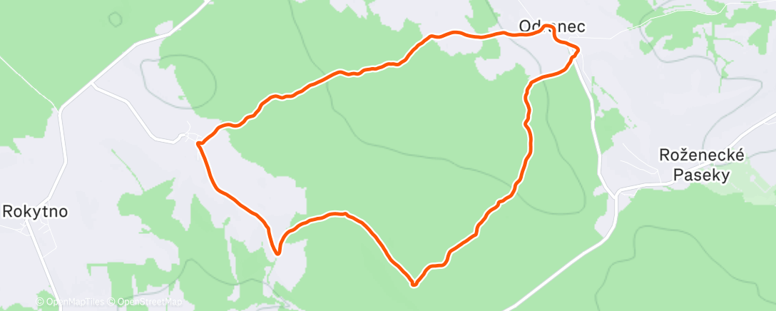 Map of the activity, Stmívací 🔦