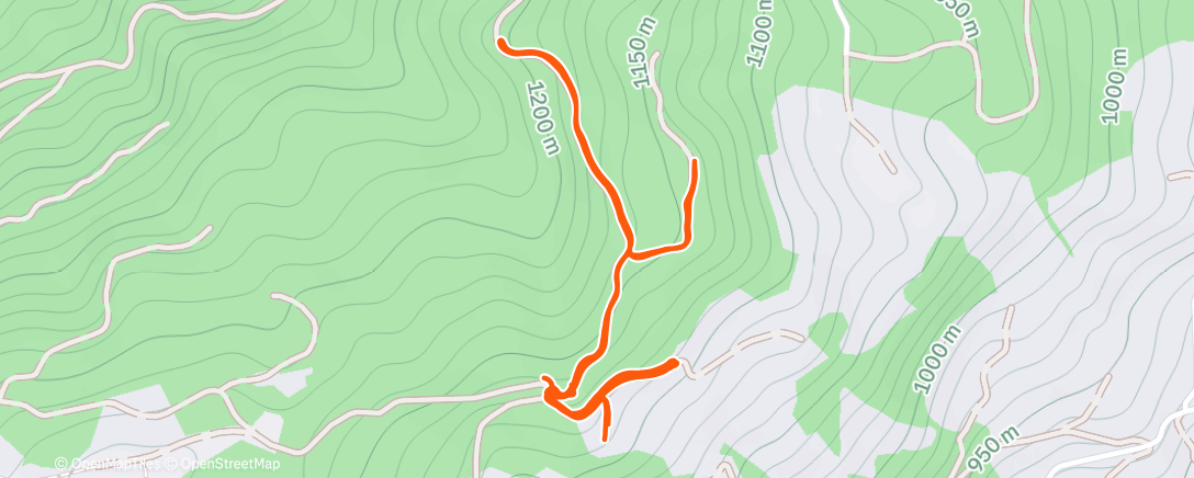 Map of the activity, Lauf am Morgen