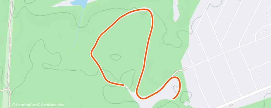 Map of the activity, Северный лыжный заезд (после обеда)