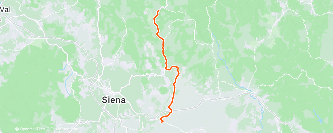 Карта физической активности (Morning Ride)