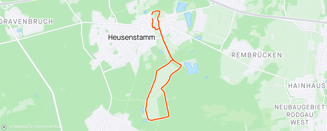 Map of the activity, Heusenstamm-Express reunited