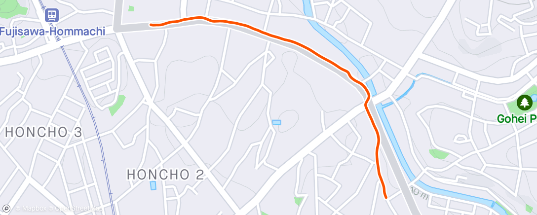 Map of the activity, 移動ジョグ