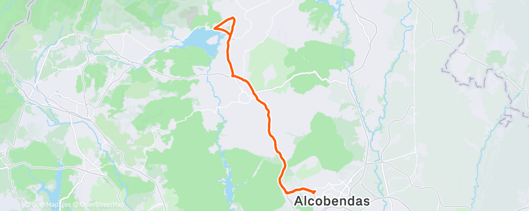 Map of the activity, Vuelta por Soto del Real