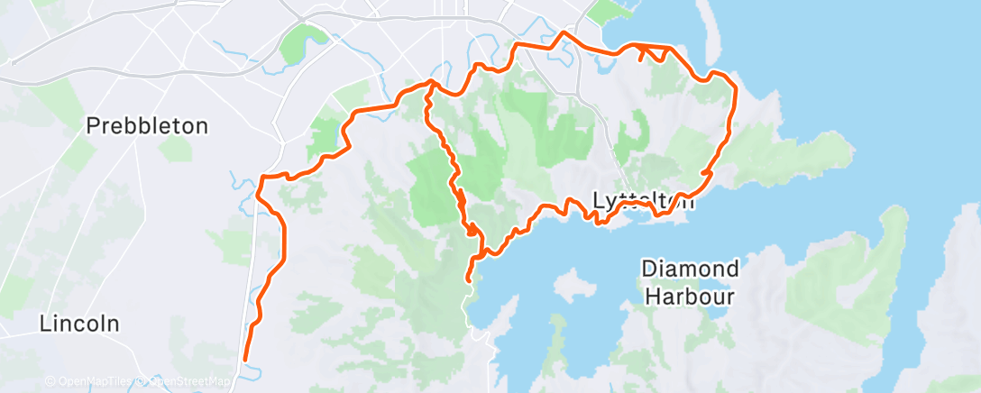 Mapa de la actividad (Morning Ride)