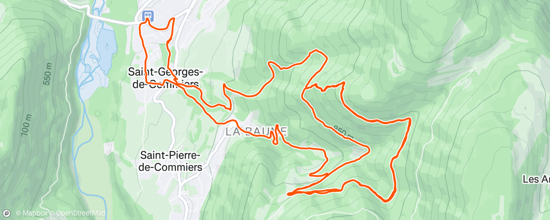 Mapa de la actividad (Saint Georges with Lolo)