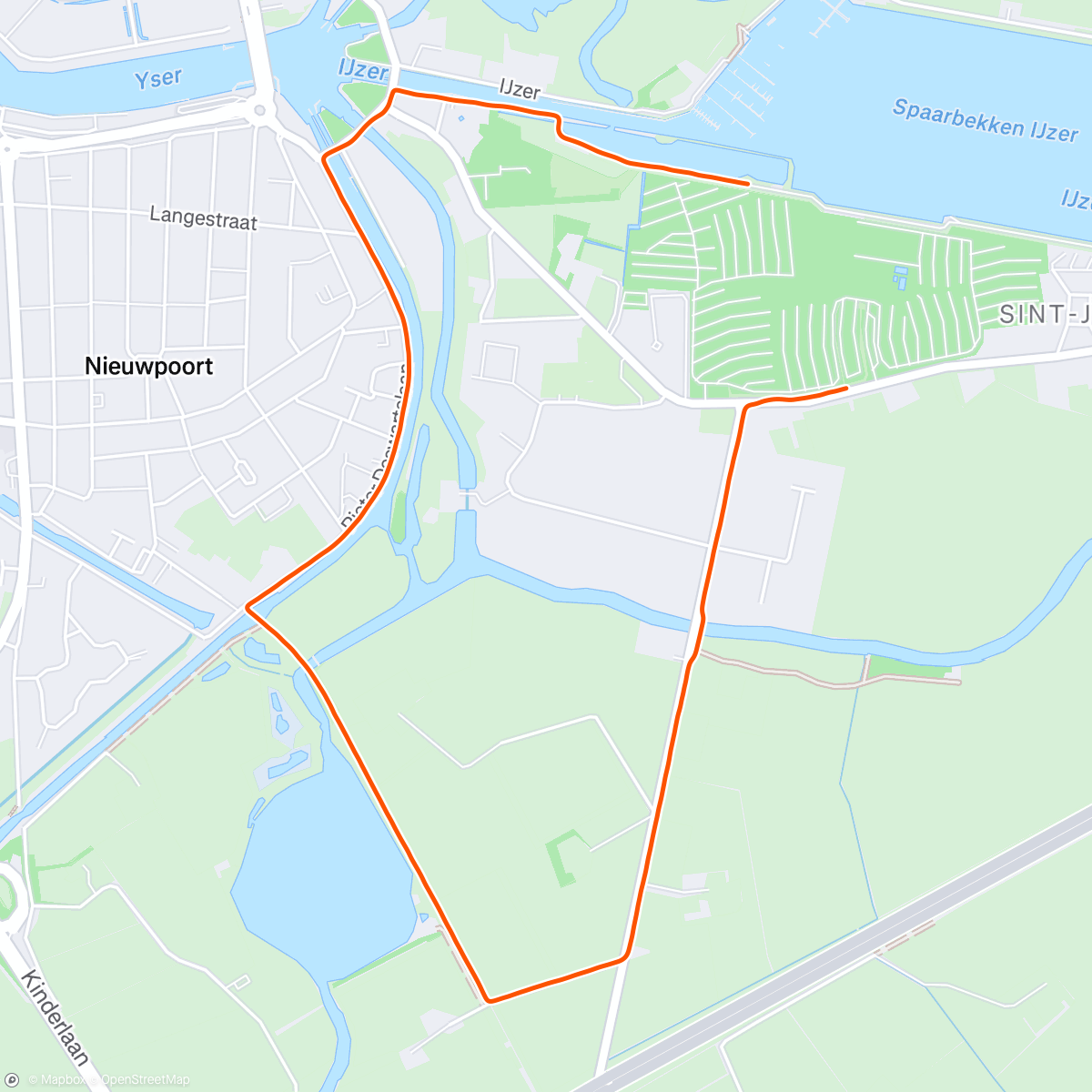 Map of the activity, Loopje samen ❤️