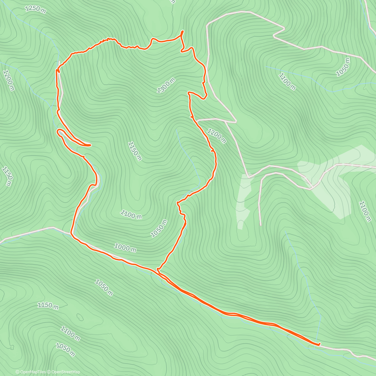 Карта физической активности (Tură în Bârsa Plaiului)