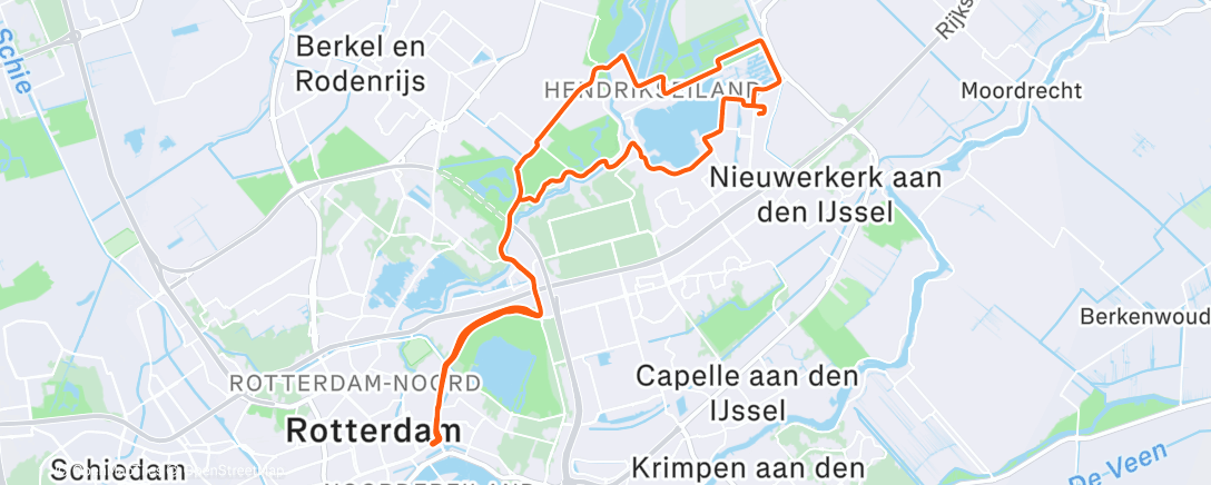 Map of the activity, Trip 2026-01-13 eBike Connect