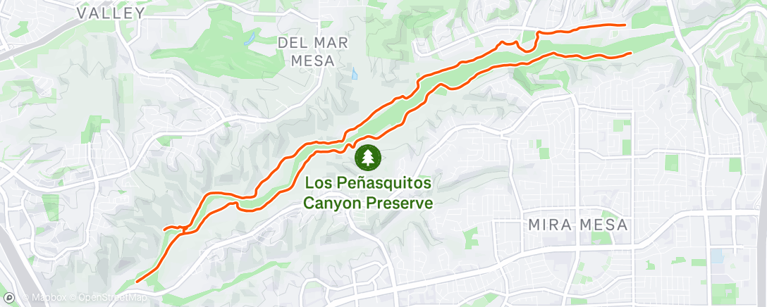 Map of the activity, Morning Ride