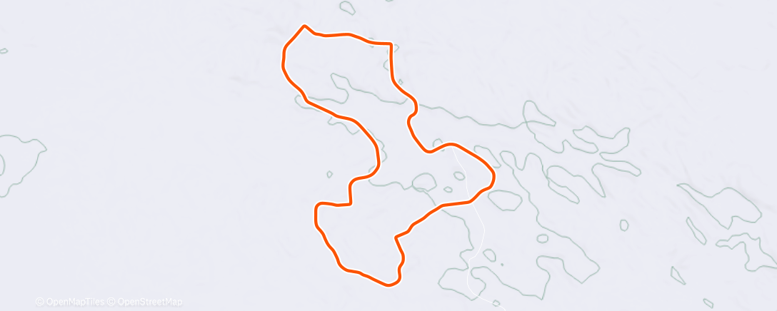 Map of the activity, MyWhoosh - Wytrzymałość tlenowa + wysoki rytm S