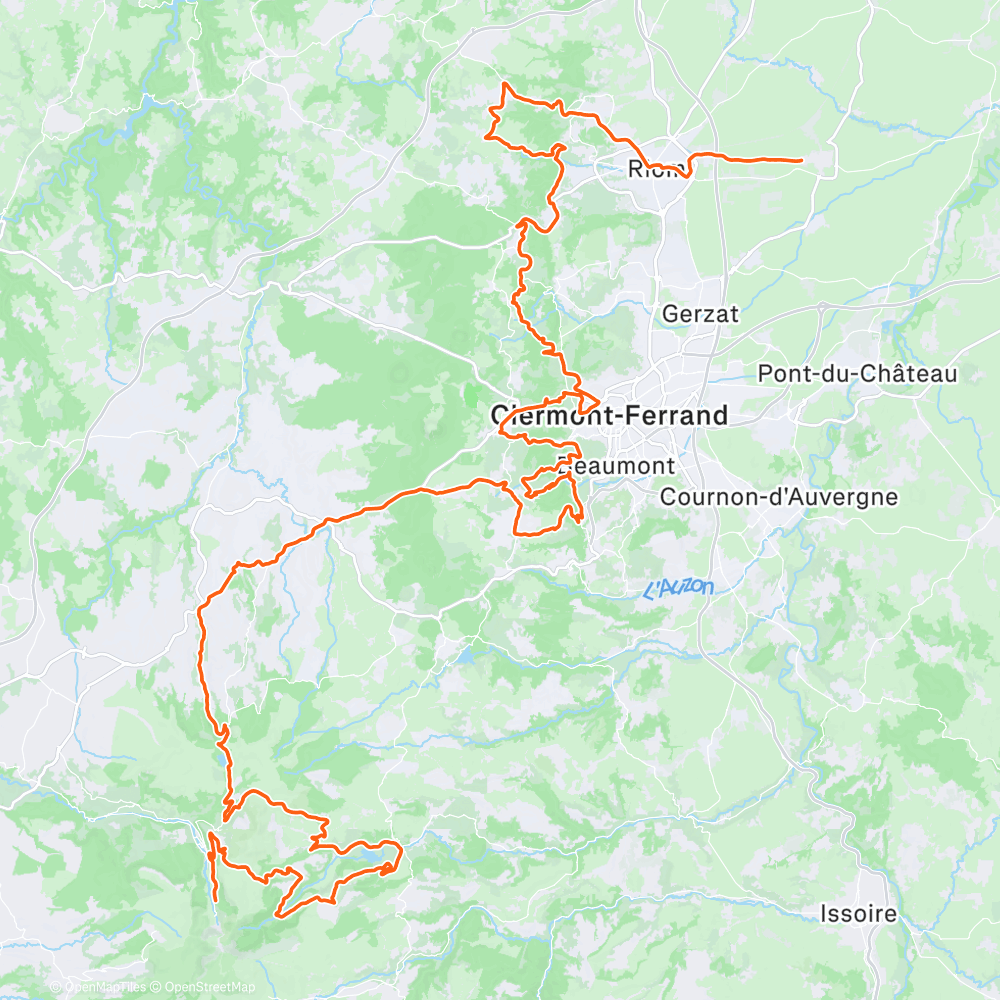 Map of the activity