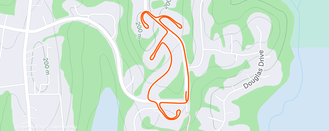 Map of the activity, Quick Afternoon Walk - 12/16/25