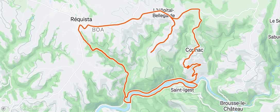 Carte de l'activité