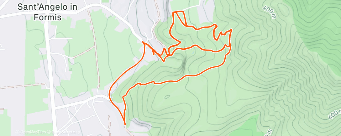 Map of the activity, Morning Mountain Bike Ride