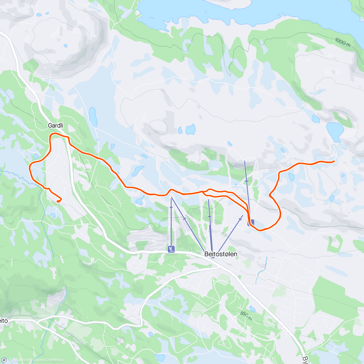 Map of the activity, Lufte skrotten