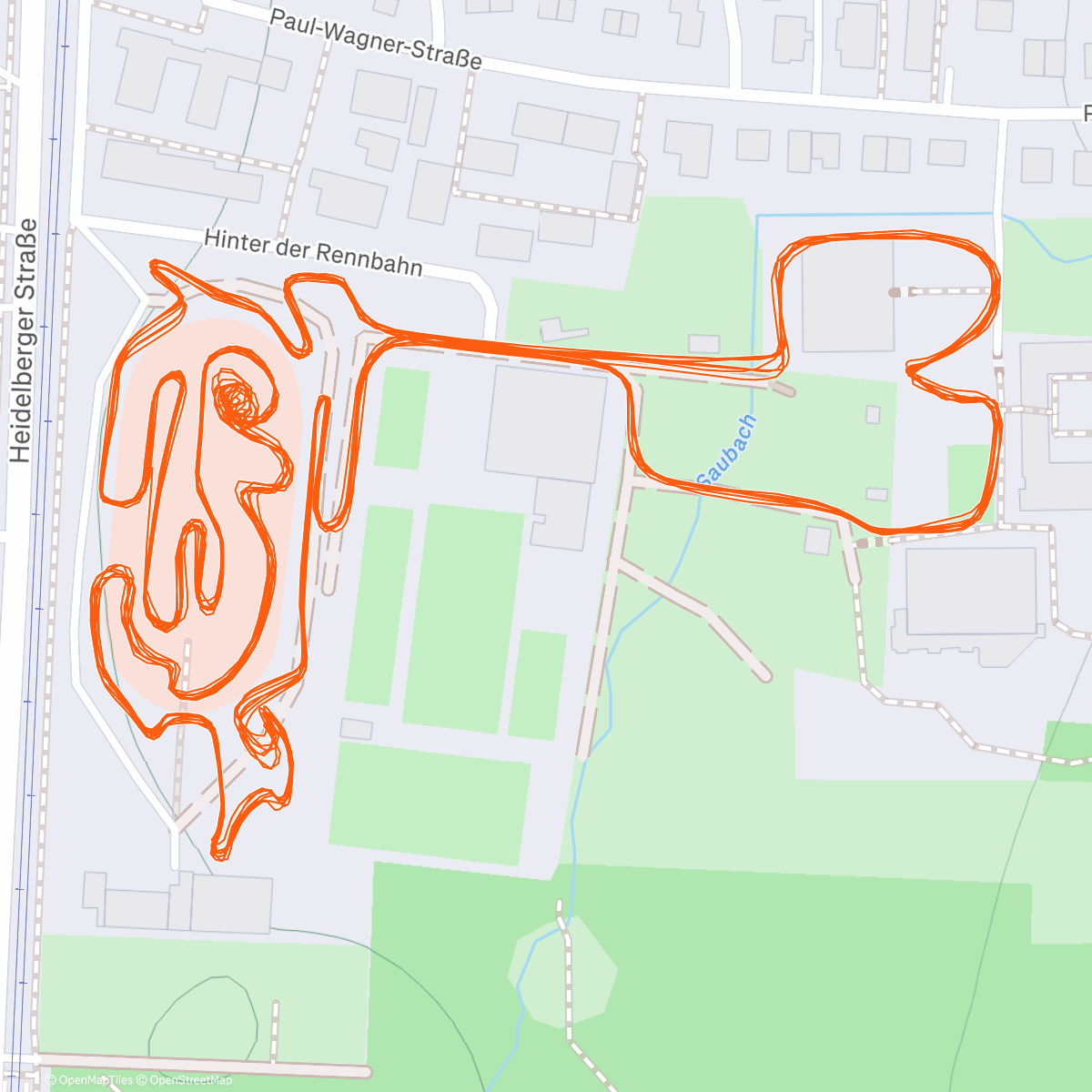 Map of the activity, CX Darmstadt P2 🥈🥳