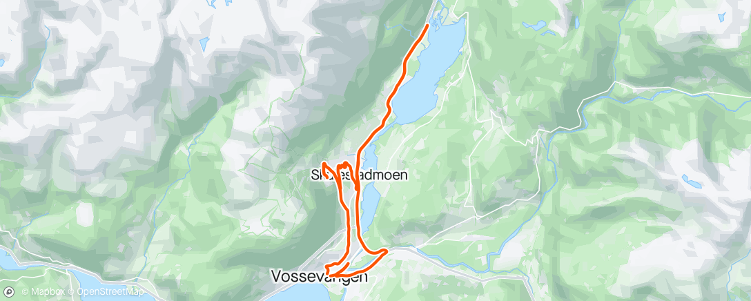 Map of the activity, Recon stage 1 tour of Norway