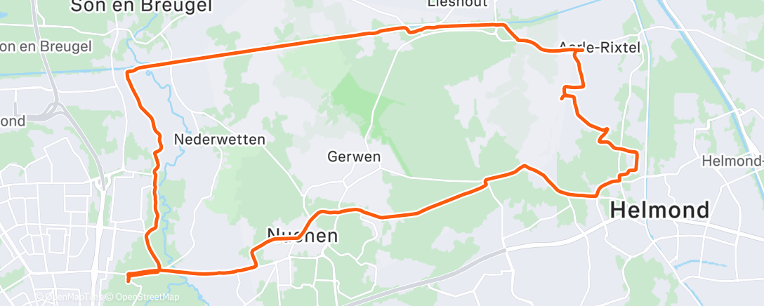 Map of the activity, Namiddagrit