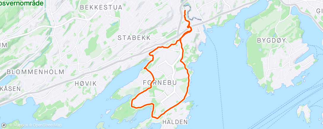 Map of the activity, Forneburunde med OO