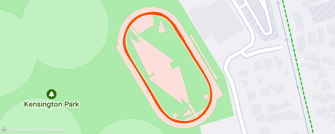 Map of the activity, Morning Run