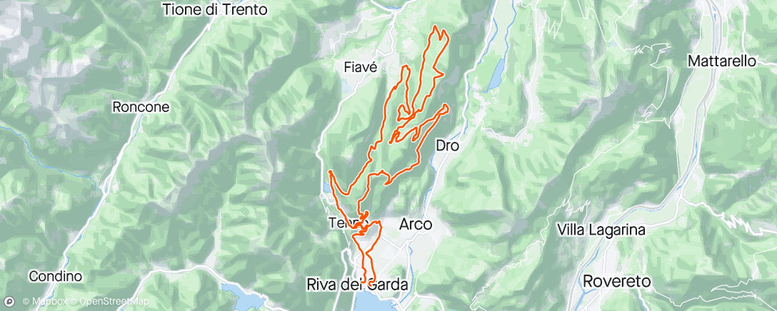 Map of the activity, Riva del Garda MTB Marathon