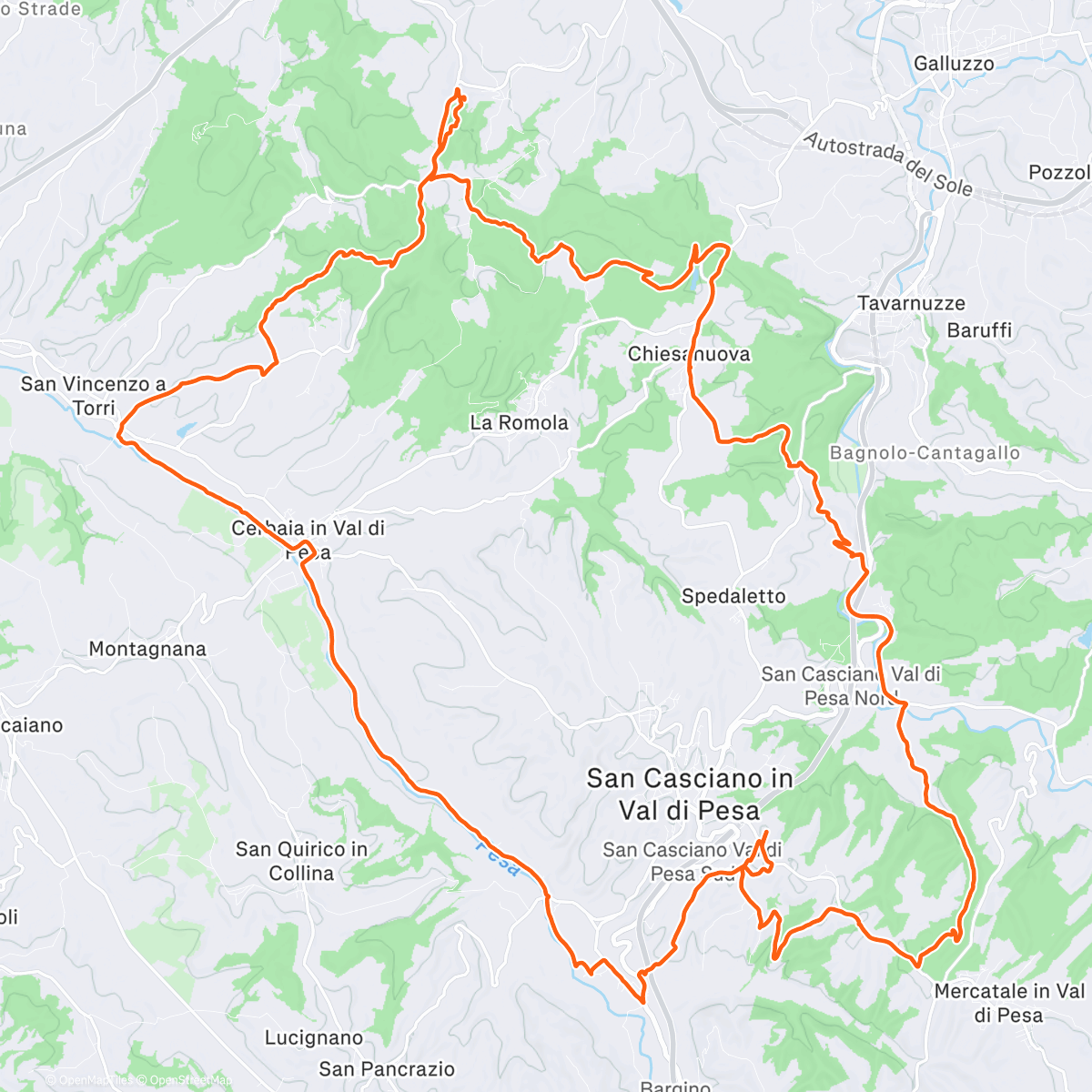 Map of the activity, La Botte di Negroni e Spritz