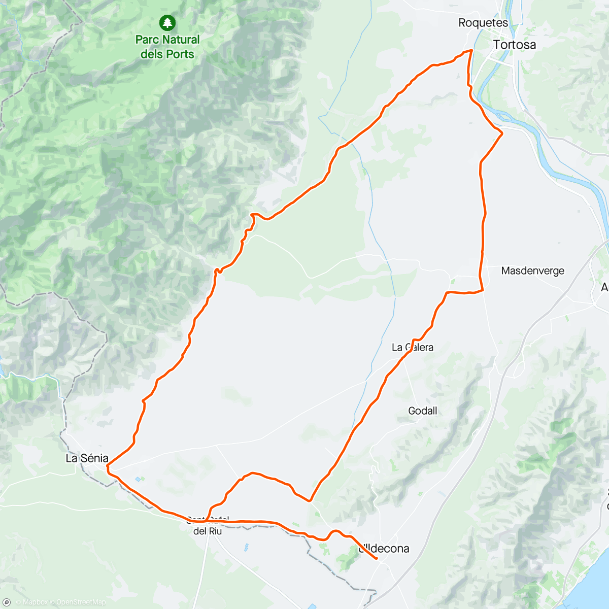 Map of the activity, La Raval de Crist,,, pel Mas