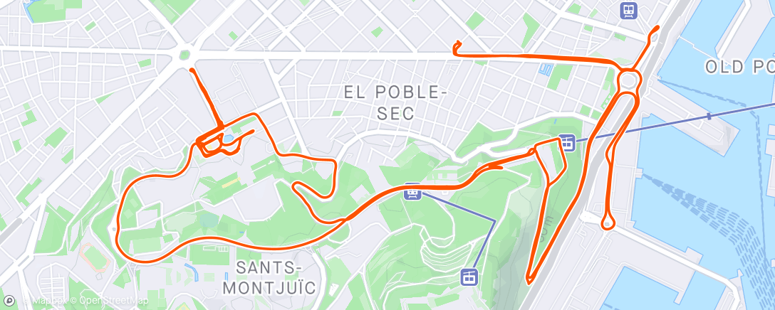 Map of the activity, New bike day, kind of