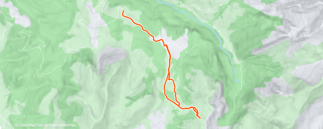 Map of the activity, Ski de randonnée le matin