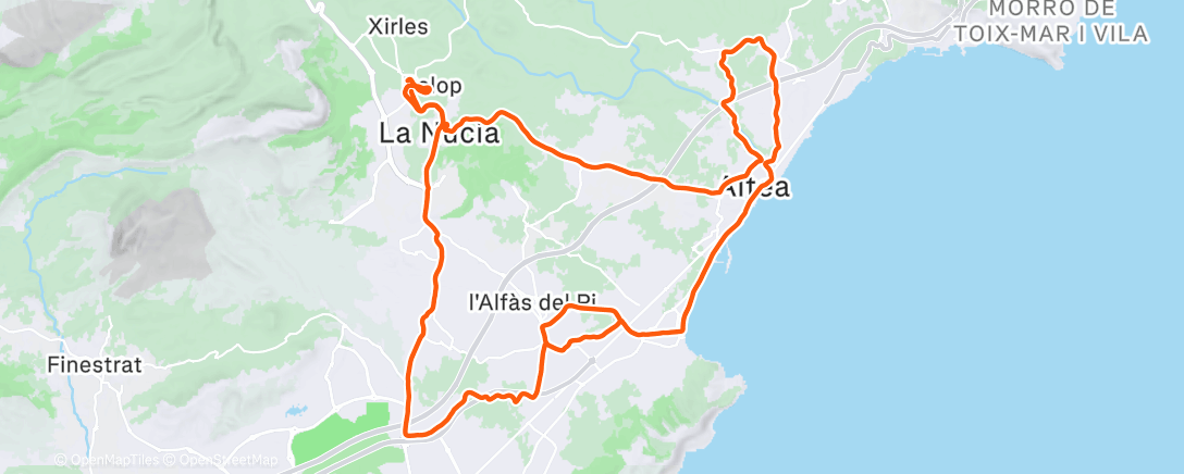 Карта физической активности (Sensillo esquivando 🌧️)