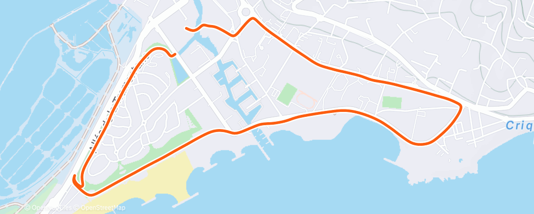 Map of the activity, Chillax après TT