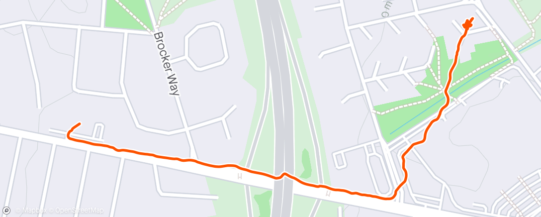 Map of the activity, Church to home