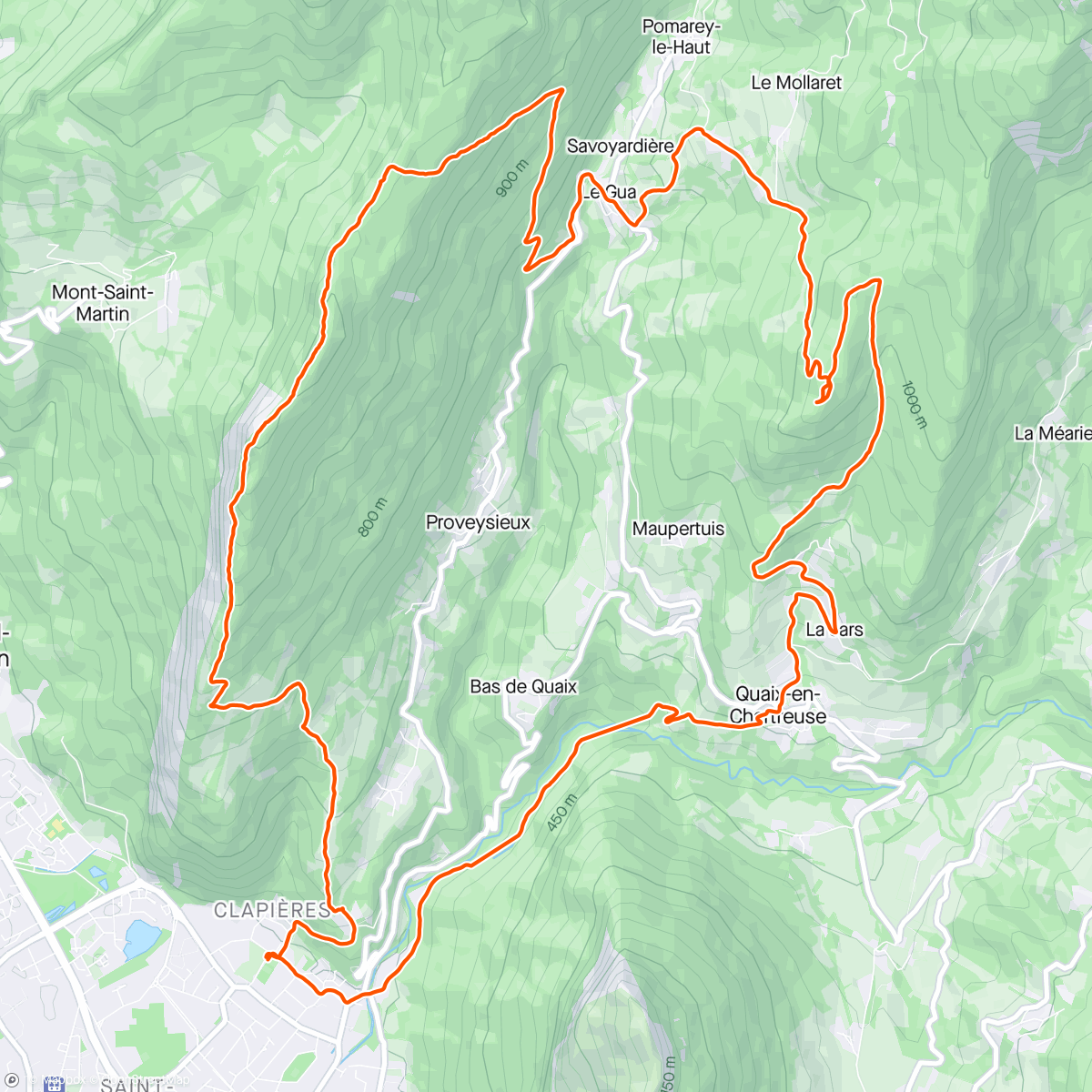 Map of the activity, Quelques belles découvertes made in Chartreuse 🤩